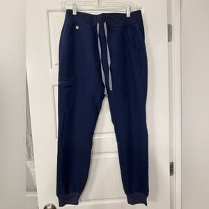 Figs Navy Blue Zamora Jogger Pants - size small